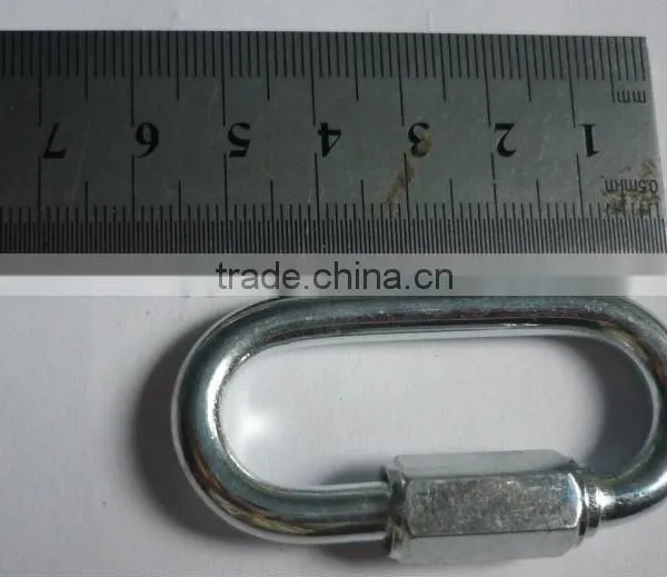 Steel Electric Galvanized Pear Shaped Quick Link Produced Carabiner Rigging Hardware Manufacturer photo-4