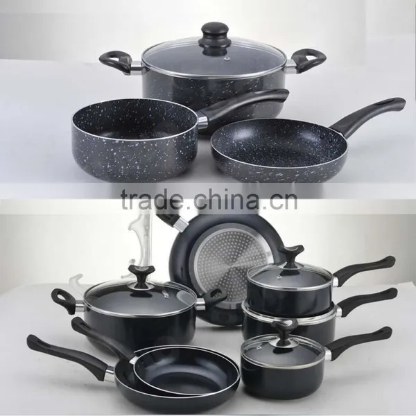 Aluminum Non-stick Ceramic Cookware Set/fry Pan Set/sauce Pan Set photo-2