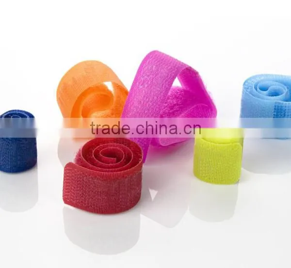 Logo Printing Adjustable Hook and Loop Cable Ties in Good Quality Quality Choice photo-2