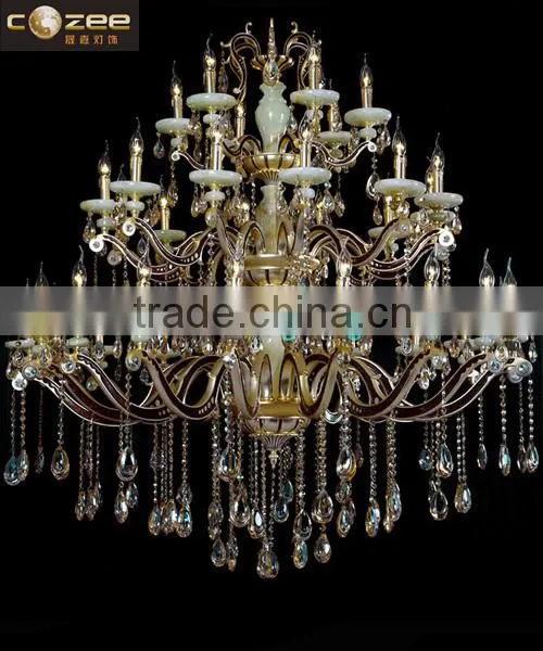 Modern Luxury Hotel Lobby Crystal Chandelier Pendant Hanging Lamp Light Lighting CZ5025/36