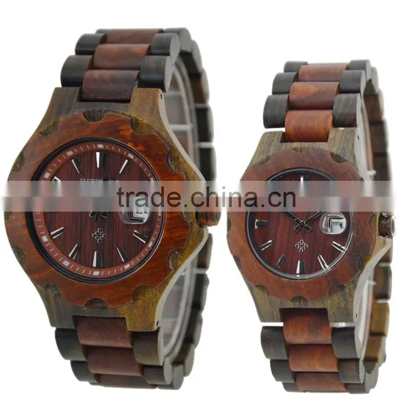Top Sale Elegance Fashion Charming Competitive Price Men Waterproof Wood Watch photo-4