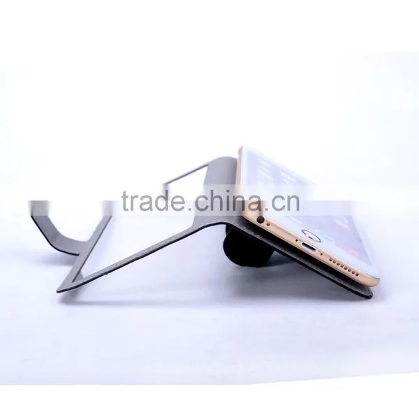 Durable Mobile Phone Leather Universal Case With Big View Window photo-6