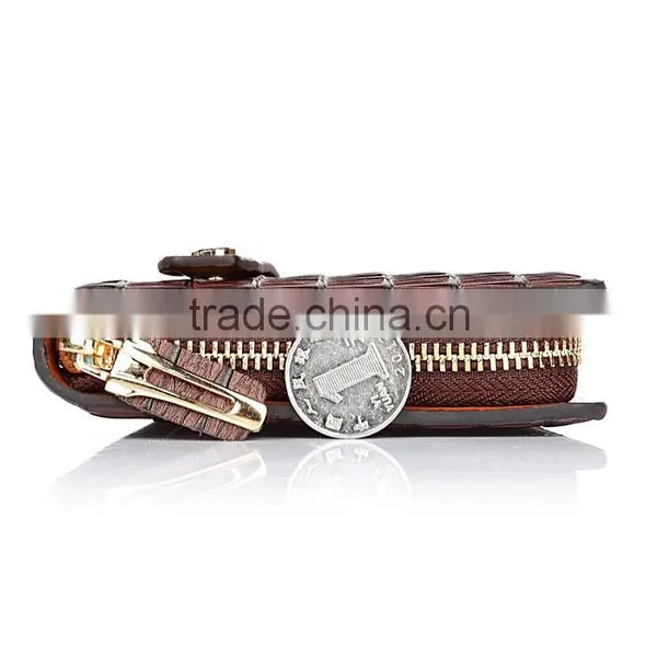 Wholesale Leather Zipper Wallet Custom Made Purses photo-4