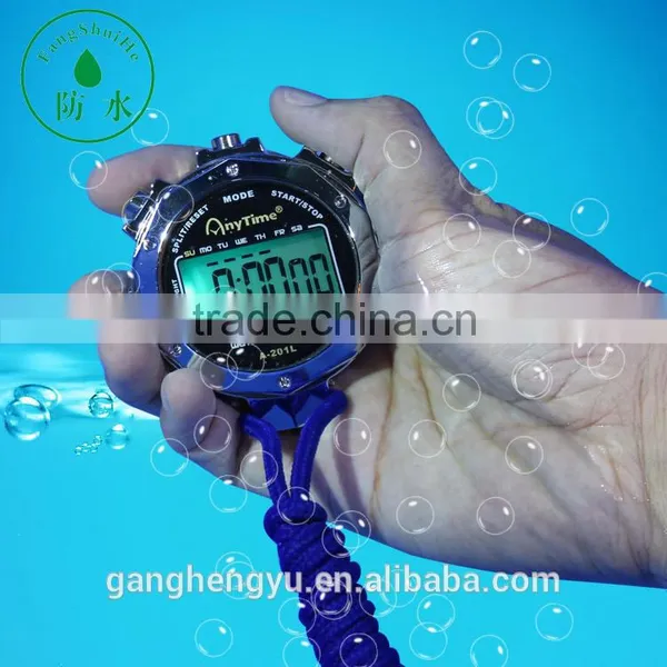 Single Lap Timer Sport Counter , Elegant Water Resistant Sport Watch photo-5