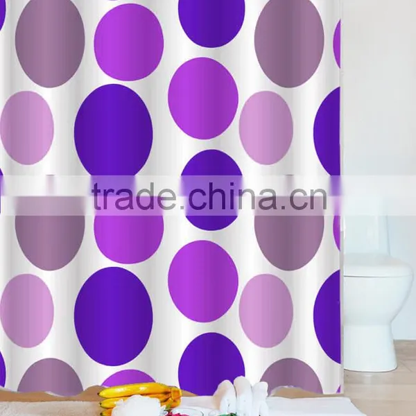 New Year Promotion Fabric Printed Shower Curtain