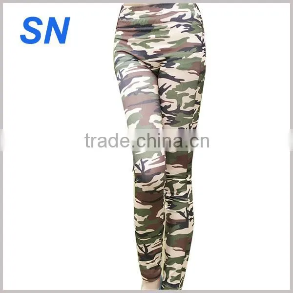 Women's New Style Sexy Camouflage Printed Leggings Pants