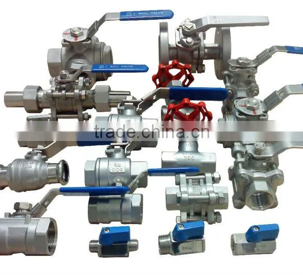 1000WOG 1pc Stainless Steel / Buy 1pc Stainless Steel / Handles Round/Screw Ball Valve Product photo-3