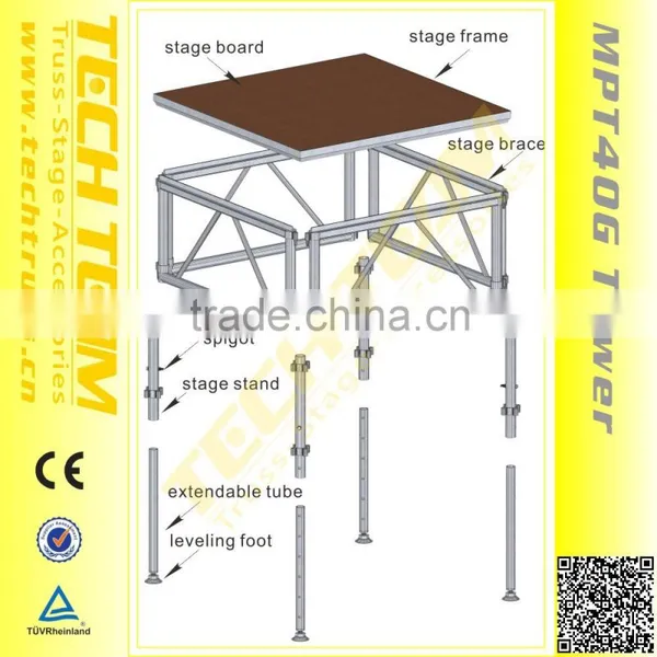 ST Construction Any Modelling Wooden Movable Stage photo-3