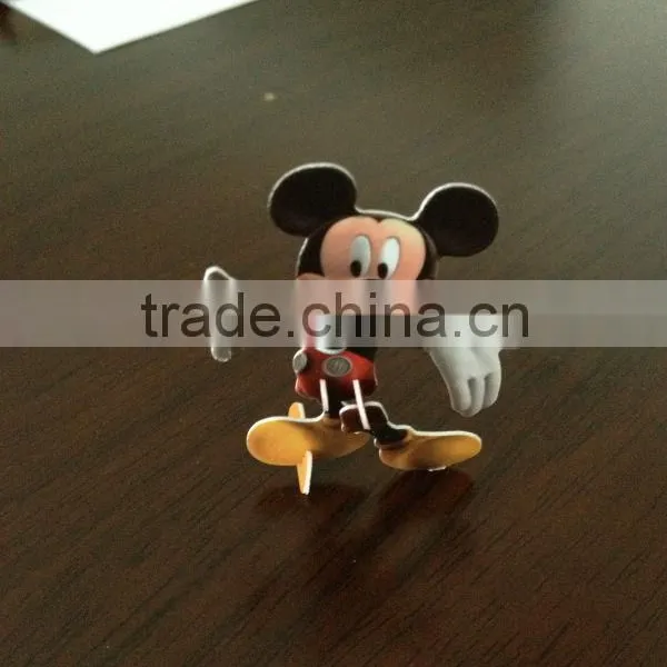 3d Plastic Puzzle Card Mickey Mouse