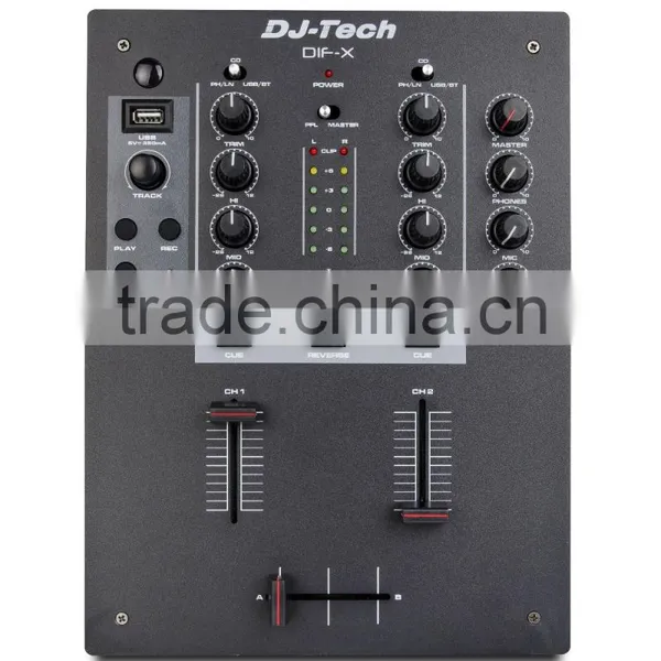 2- Channel dj Box Mixer/live Show/club/bar 100 to 240 V AC Input Mixer Built-in Bluetooth Receiver Mixer photo-2