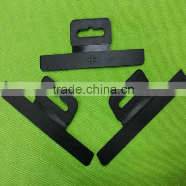 Euro Hole Black Tab for Package Hanging on Display Hook photo-3