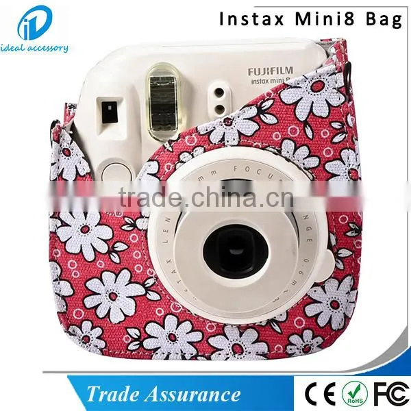 Fashion PU Leather Fujifilm Instax Mini8 Camera Case Bag photo-2