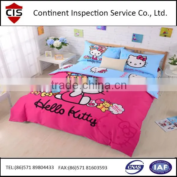 Polyester Cotton High Quality Latest Design Bed Sheet Set,bedding Sets,duvet Vover,softline Inspection,fabric Check,QC/QA photo-2