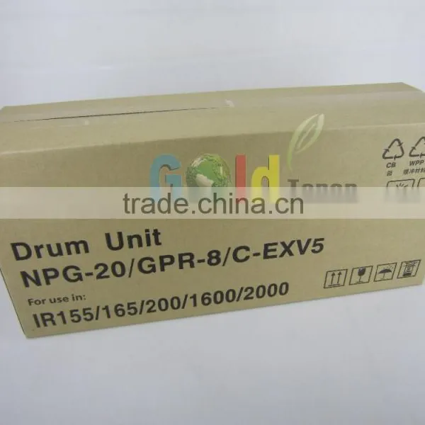 Compatible for IR1600 IR2000 IR2010F Black Drum Unit for NPG-20 GPR-8 CEXV-5 photo-4