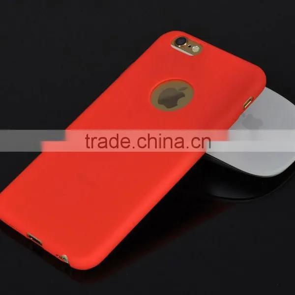 2016 Manufacture Whloesale for Iphone 6s Slim Electroplate Metal Color Tpu Bumper Back Case