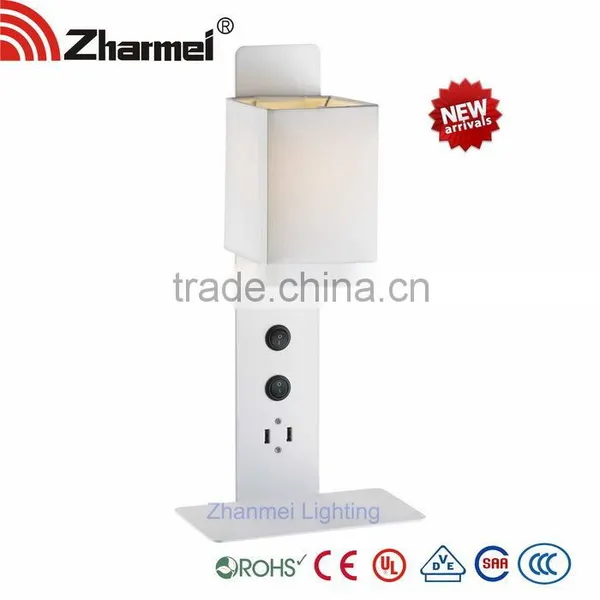 Two Switch and USB Charger Modern Wall Lamp,bedside Lamp
