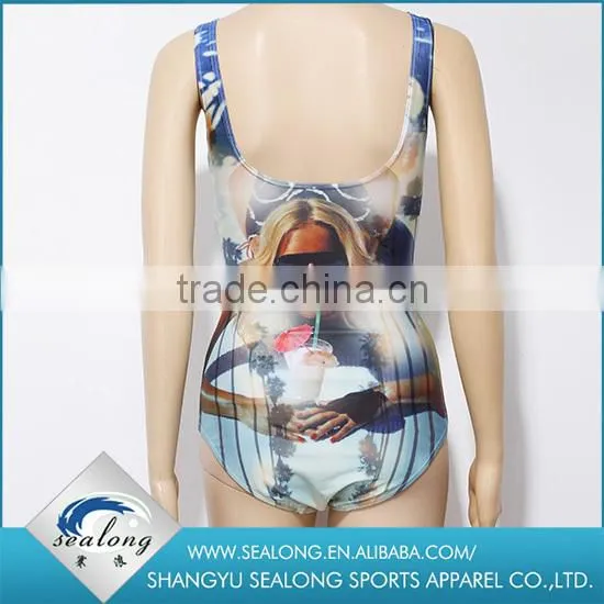 Made in China Fashion Dress Girls Sweet Fitness Swimwear photo-2