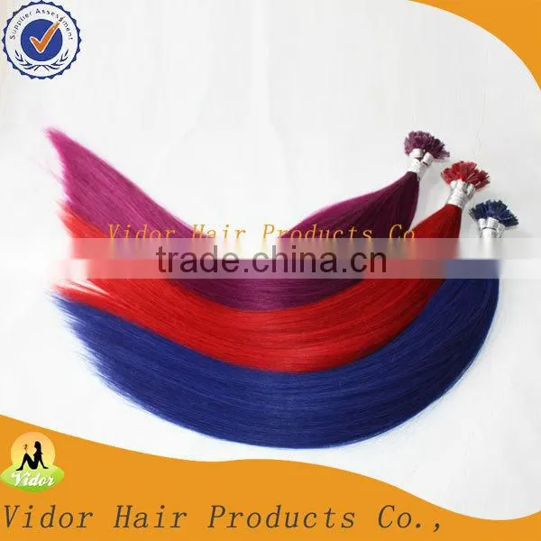 Top Quality Flat Tip Keratin Hair Extensions photo-3