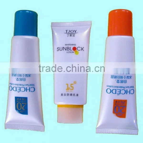 Cosmetic Tubes/sun Block Tube/flexible Cosmetic Tube