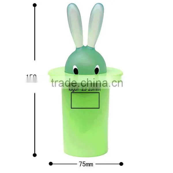 Novelty Gift Free Sample Funny Plastic Tube Rabbit Toothpick Holder photo-5