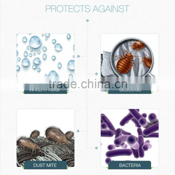 Quilted Waterproof Hypoallergenic BedBug Mattress Pad Cover Protector photo-5