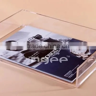 High Quality Clear Desk Acrylic Files Tray File Tray photo-4