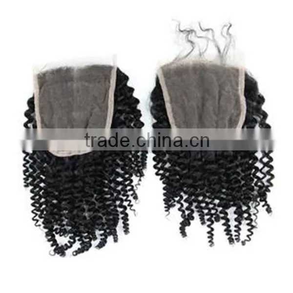Swiss Lace Top Bleached Knots Baby Hair Closure photo-2