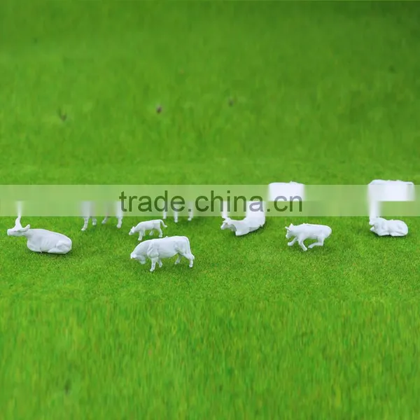 Scale Model Scenery Plastic Animal Cow for Architectural Model Scenery
