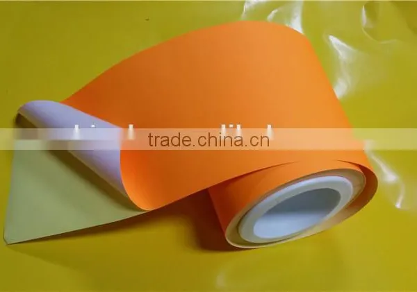 80gsm colored self adhesive fluorescent paper for label material