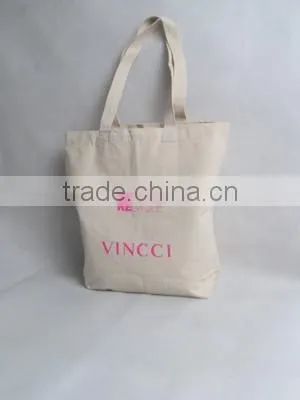 Logo Printing Promotion 100% Cotton Canvas Tote Bag photo-2