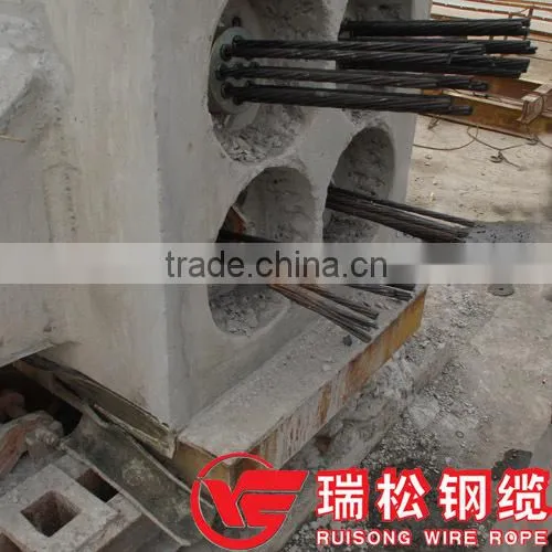 High Tensile 7 Wire Prestressed Steel pc Strand photo-3