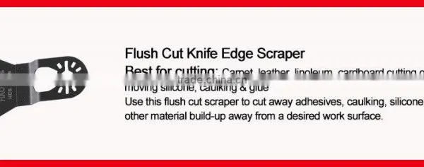 52mm Quick Change Flexible Scraper for Removing Soft Carpet Adhesive Residues Suitable the Oscillating Multi Tool photo-3