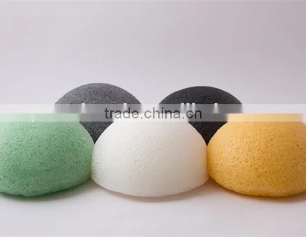 Dry Type Bamboo Charcoal Japan Konjac Sponge photo-2