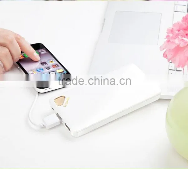 10000mAh Dual USB Ports External Charger Li-polymer Power Bank QC 2.0 With CE GCC ROHS photo-4