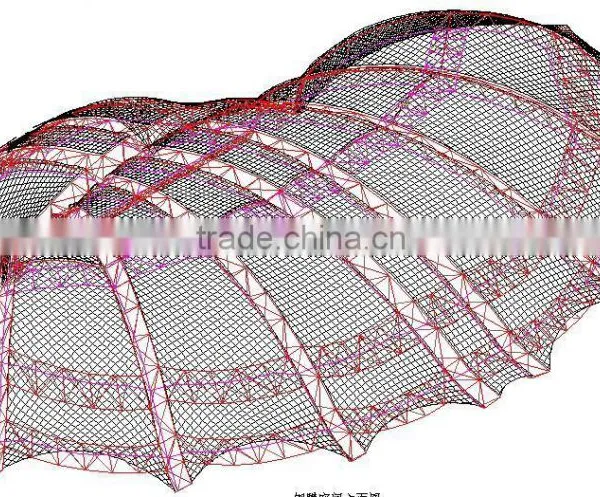 PTFE Tensile Structure With Saint Gobain SF-I for Weather Proof Textile Architecture Canopy photo-6