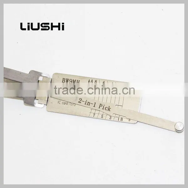 Locksmith Tool BW9MH Car Door Locks Pick 2-in-1 Tool Lishi Decoder Lishi 2 in 1locksmith Tools photo-4