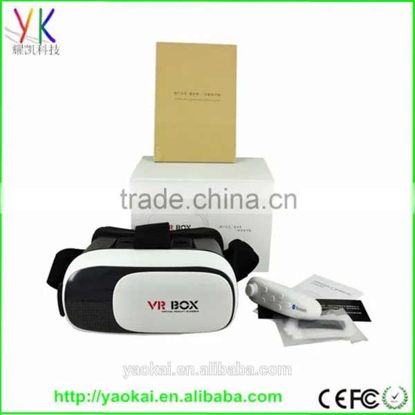 2016 Hot Selling Virtual Reality Glasses Case Plastic Google Cardboard 3D VR BOX 2.0 Adjustable 3D VR photo-5