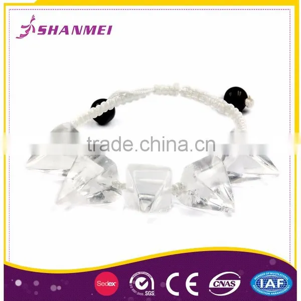 Multi Gemstone Jewelry Semi Precious White Crystal Gemstone Bracelets