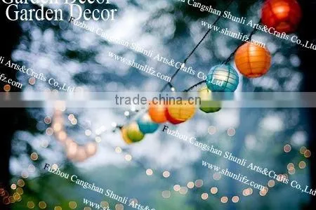 Chinese Round Paper Lantern for Christmas Decoration photo-5