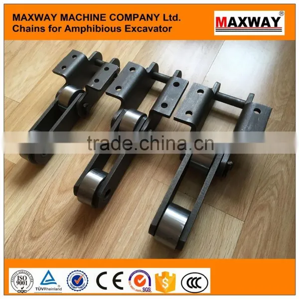 International Standard HITACHI Amphibious Excavator Chains and Track Shoes