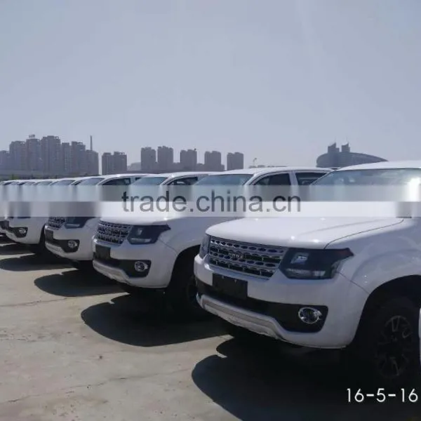 Chinese Well-known Brand "Huanghai" Double Cab Diesel 4WD Pickup Truck