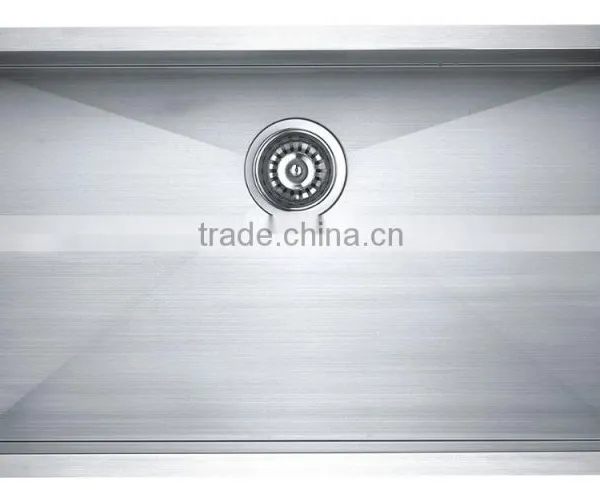 Stainless Steel Commerical Hand Made Kitchen Sink GR-1920 photo-5