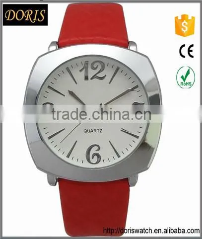 LOGO Custom Fashin Leather Watch Stainless Steel Back Women photo-3