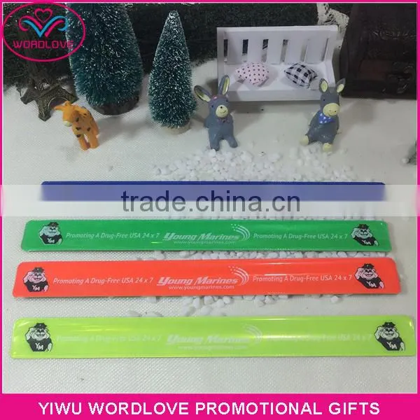 Fashion Custom Reflective Slap Wrap Bracelets/ Slap Bands/ Slap Wristbands photo-5