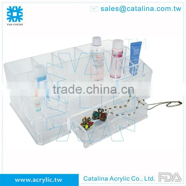 Acrylic Clear Cosmetics and Tissue Organizer photo-5