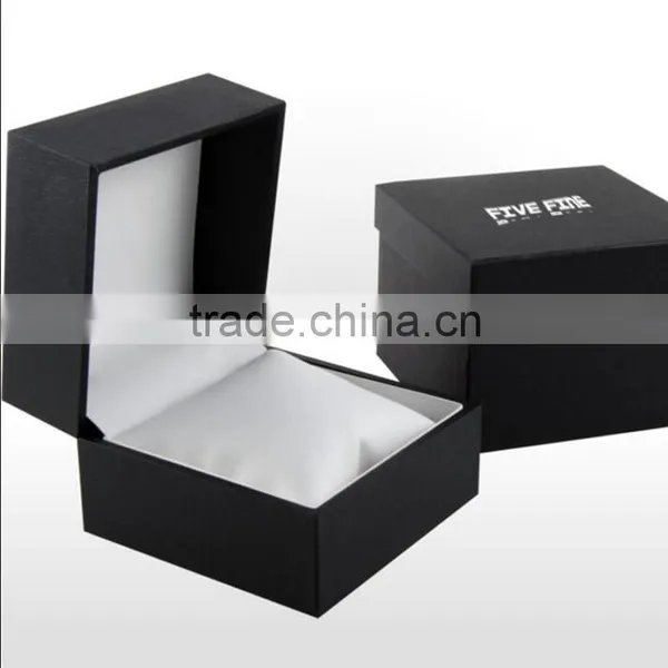 Cheap Customized Black Cardboard Packaging Watch Box photo-2