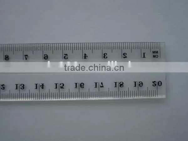 Wholesale Transparent 12' 30cm Plastic Ruler photo-4