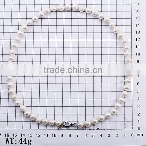 Graceful !Charming ! Fashion Design ! Latest Natural White Pearl Necklace for Christmas photo-2