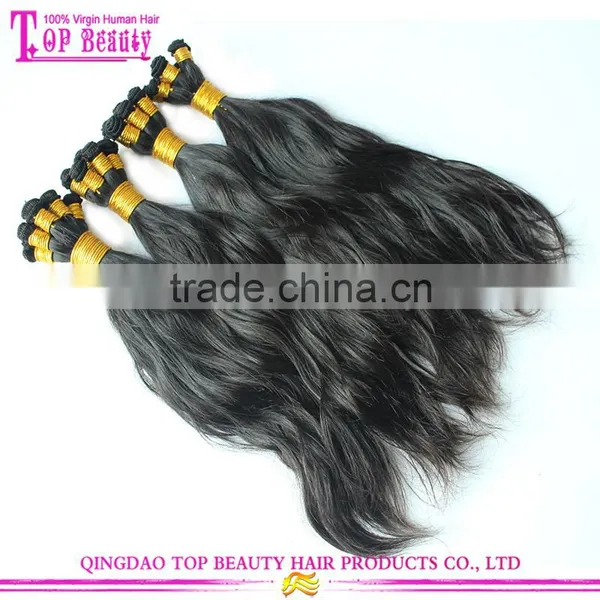 Hot!!! Wholesale Unprocessed Human Hair Wavy 100%hand Tied Virgin Indian Remy Hair Weft photo-4