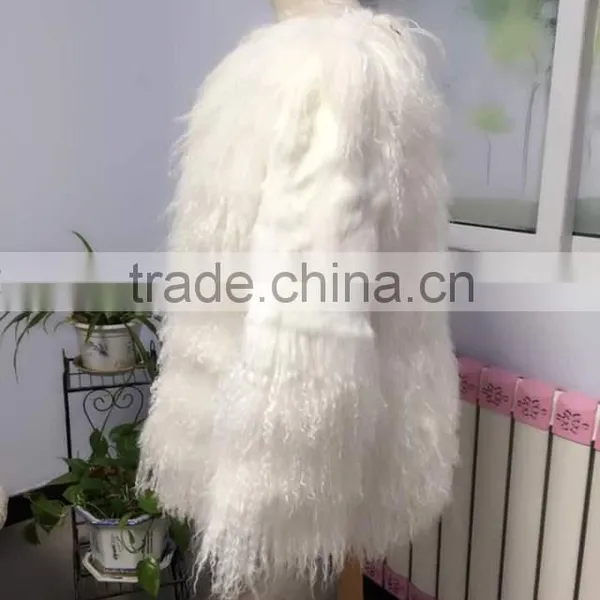 Fashion Tibet Lamb Fur Coat for Women TC01 photo-3